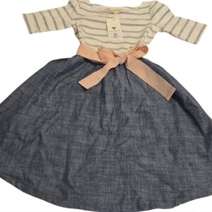 ✨ NWT Hope & Henry Organic Dress + FREE Coordinating Bow! 🎀 Size S